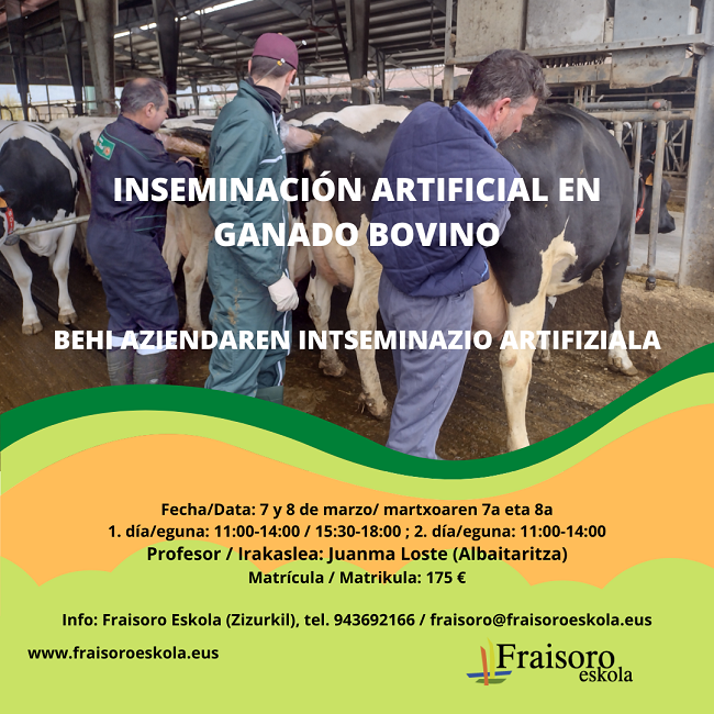 Inseminación artificial en bovino